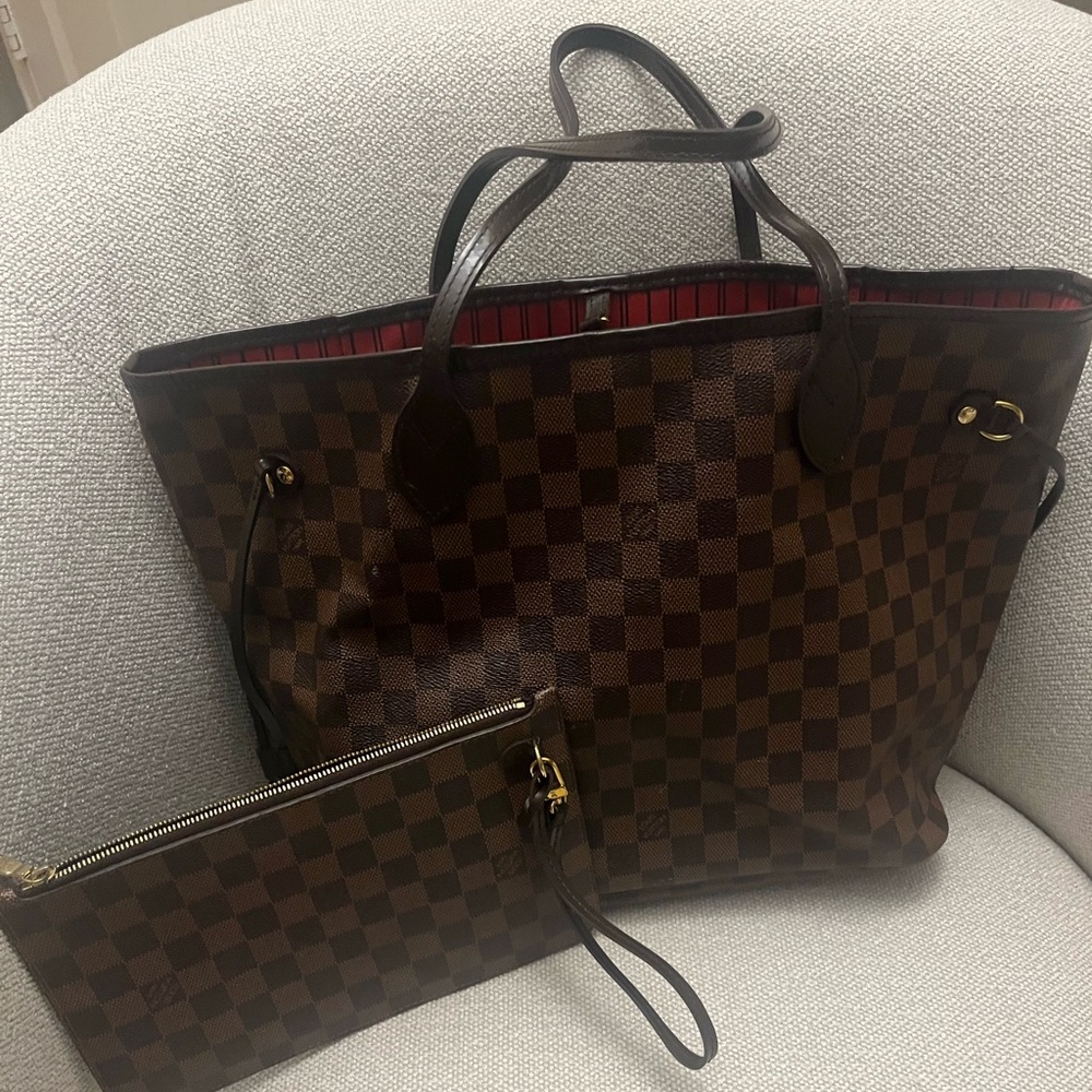 Louis Vuitton coated canvas Neverfull MM